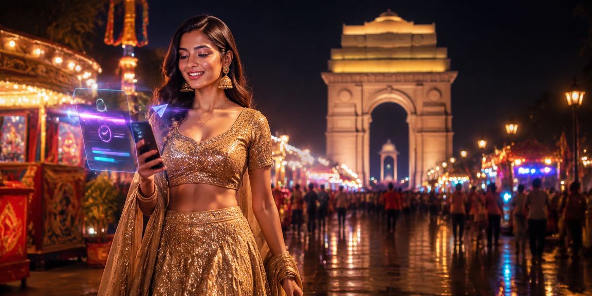 Mobile payment usage near India Gate, Delhi