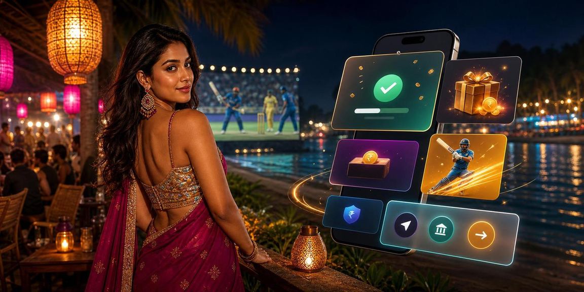 Cricket betting at Goa beach