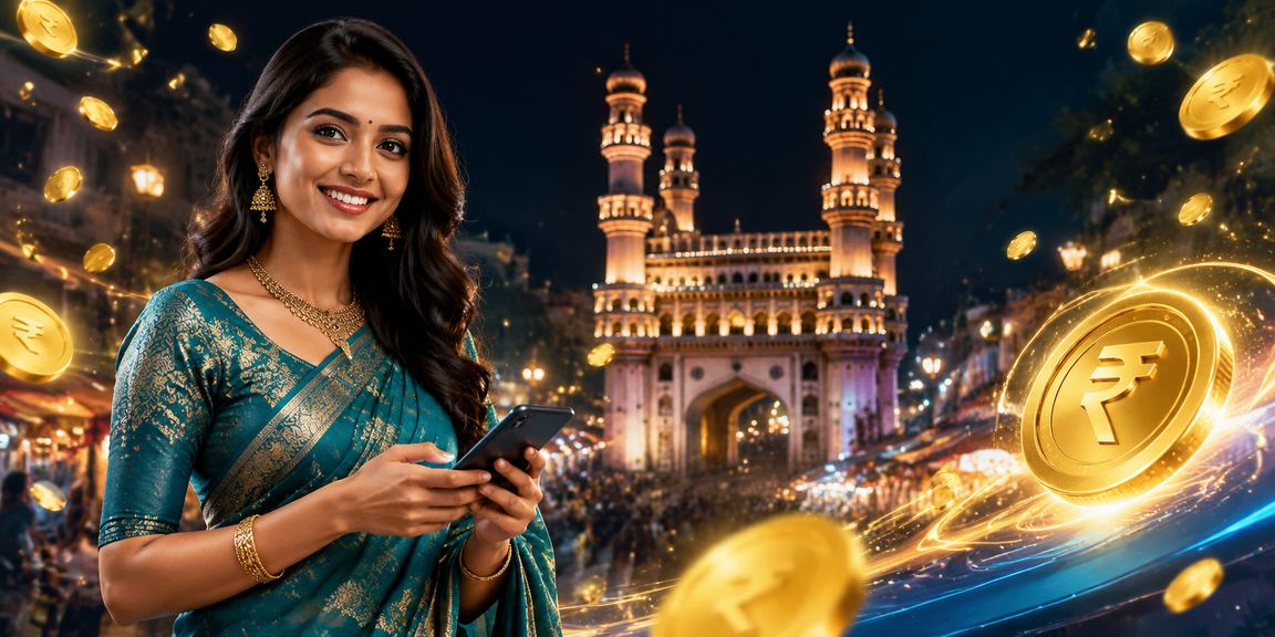 Hyderabad player activating bonus cashback offer on slots